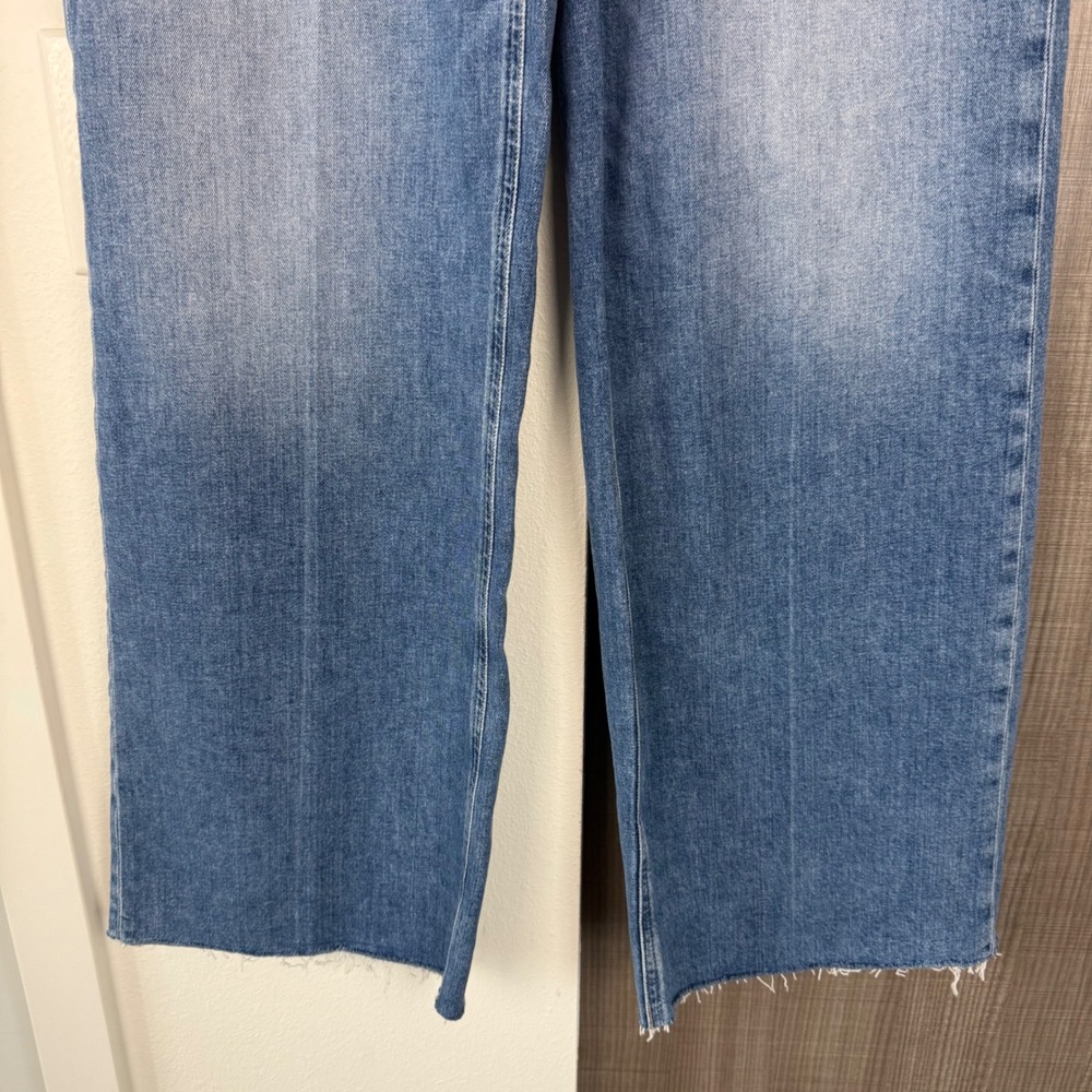 NEW Paige Anessa 31" High Rise Wide Leg Jeans in Viva Size 28 - Picture 9 of 15